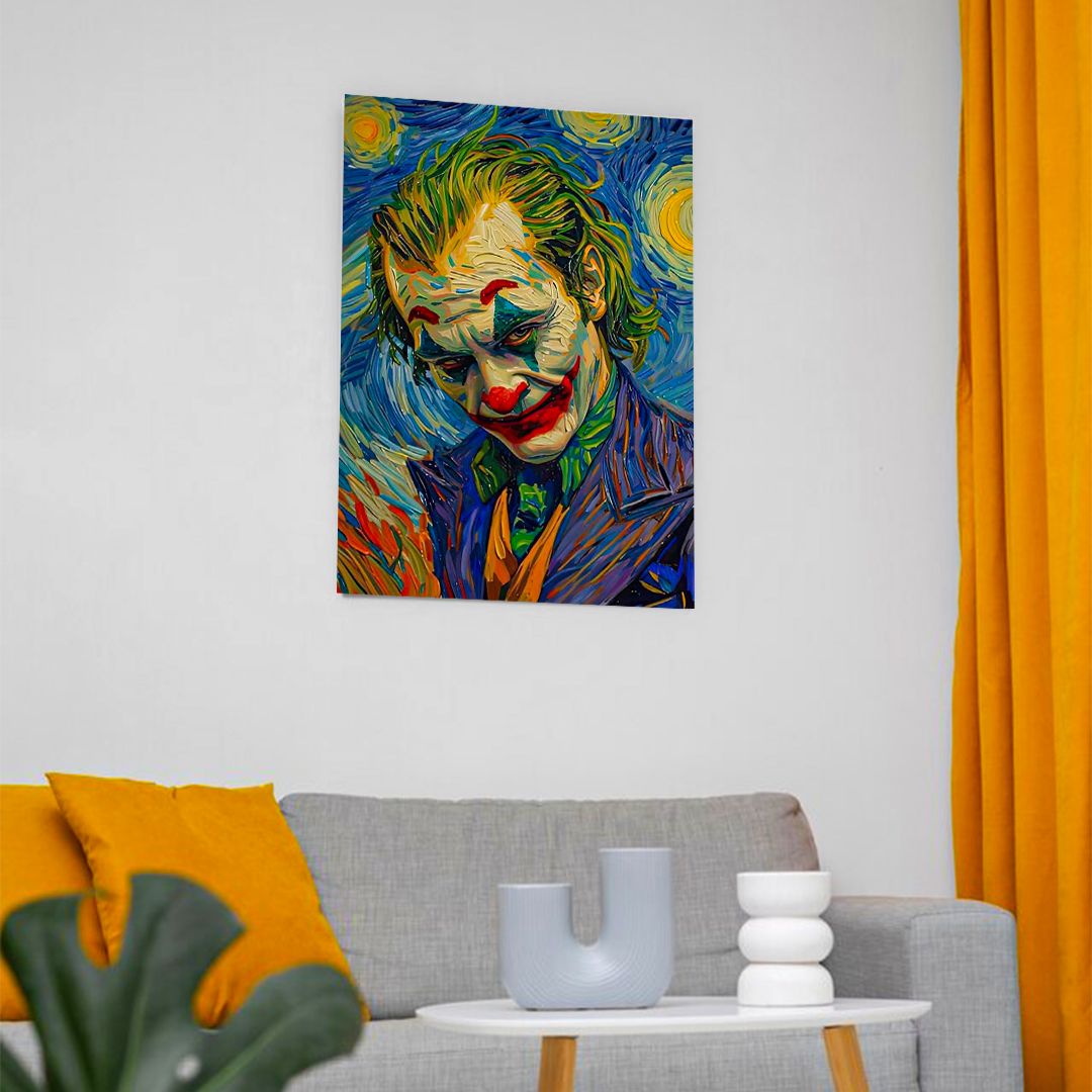 The Joker: Starry Night - Art Print