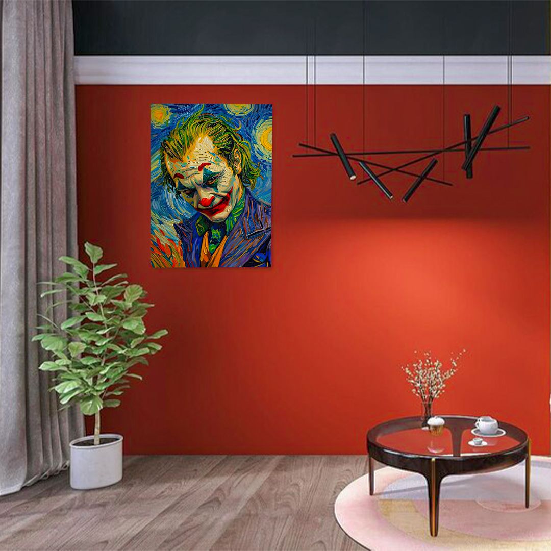The Joker: Starry Night - Art Print