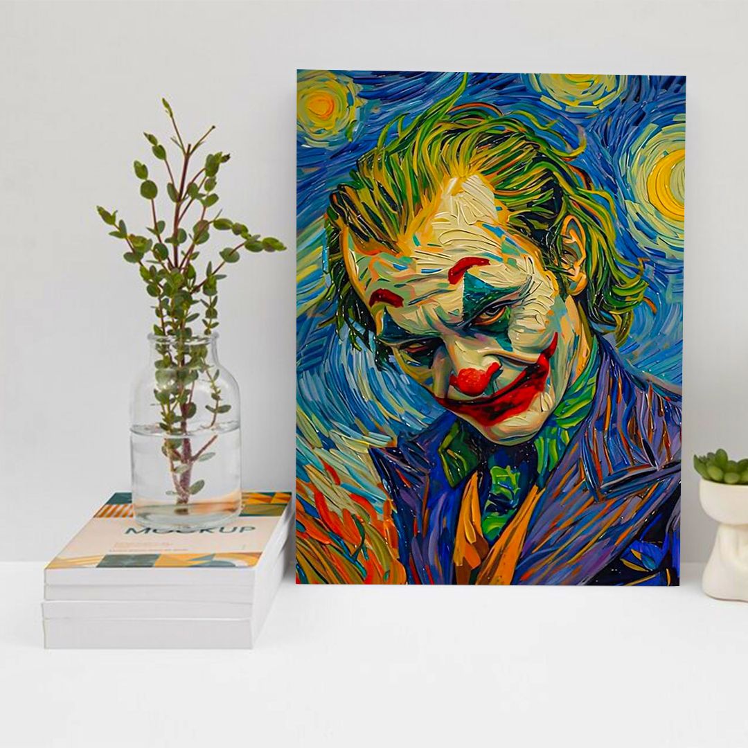 The Joker: Starry Night - Art Print