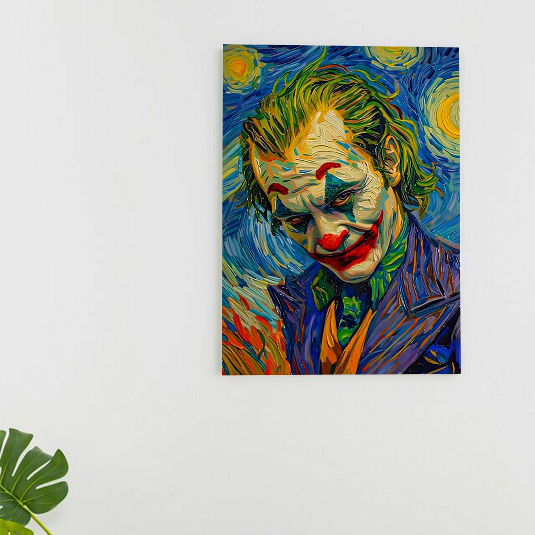 The Joker: Starry Night - Art Print