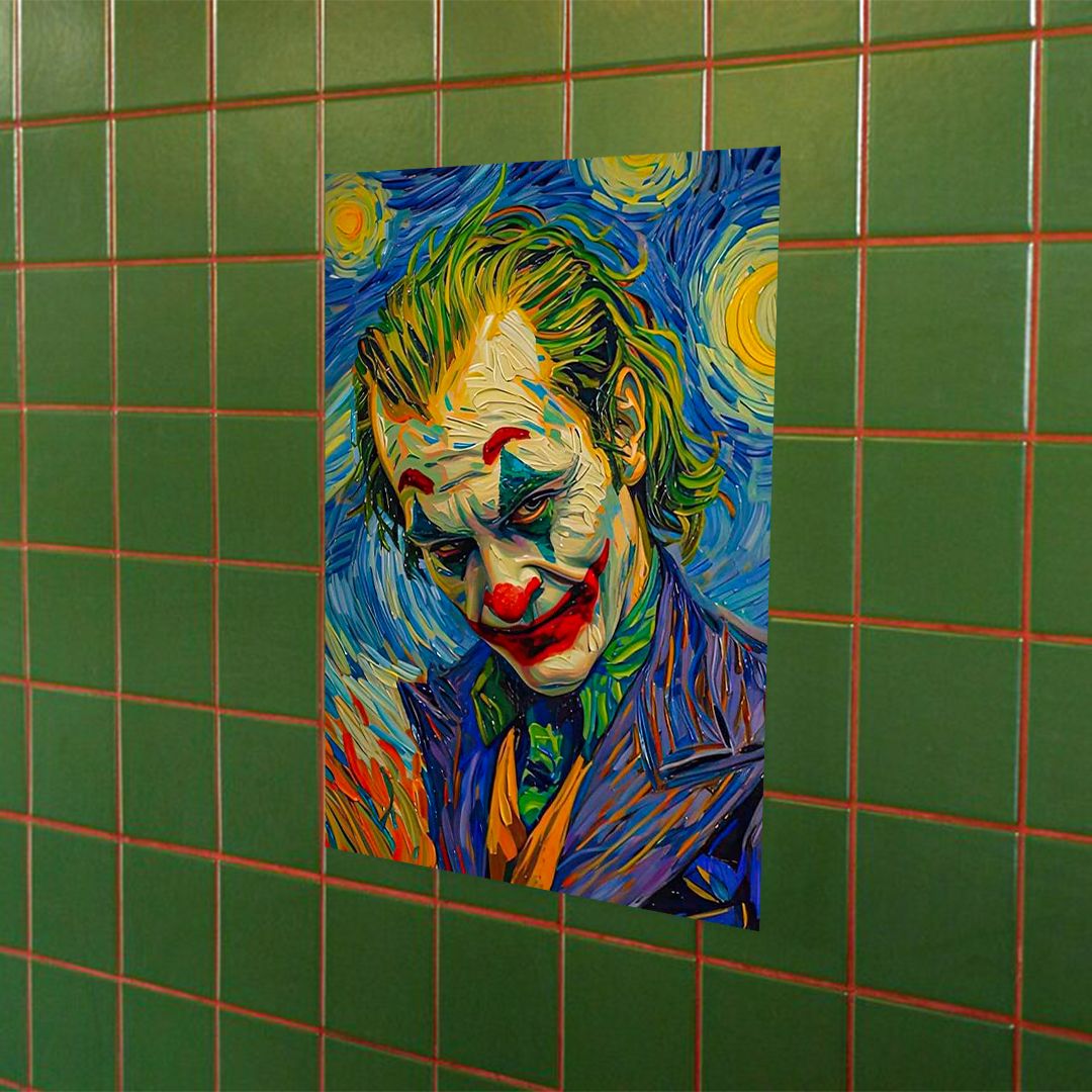The Joker: Starry Night - Art Print