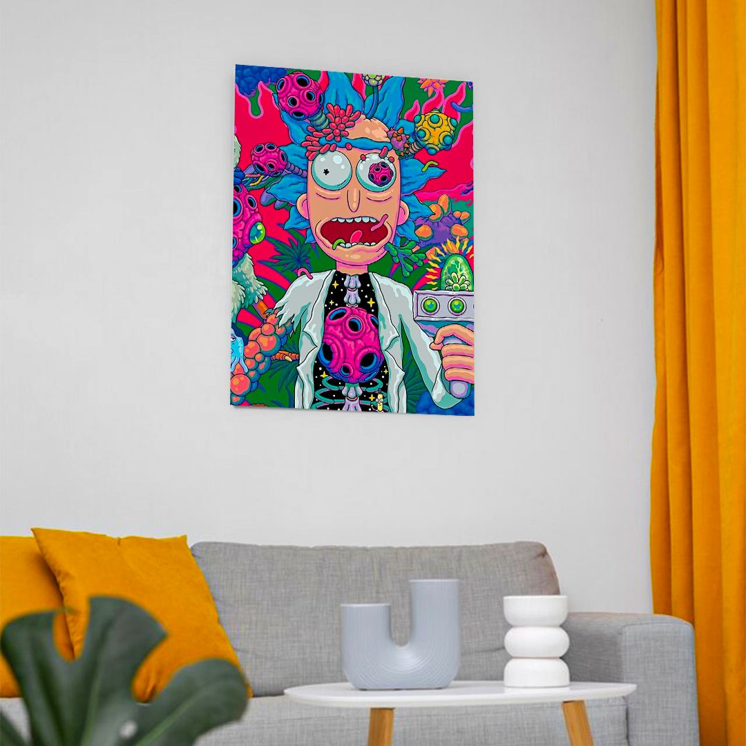 Rick and Morty: Psychedelic Rick - Art Print