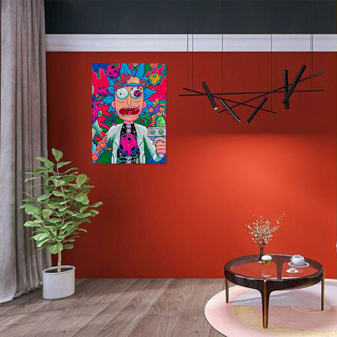 Rick and Morty: Psychedelic Rick - Art Print