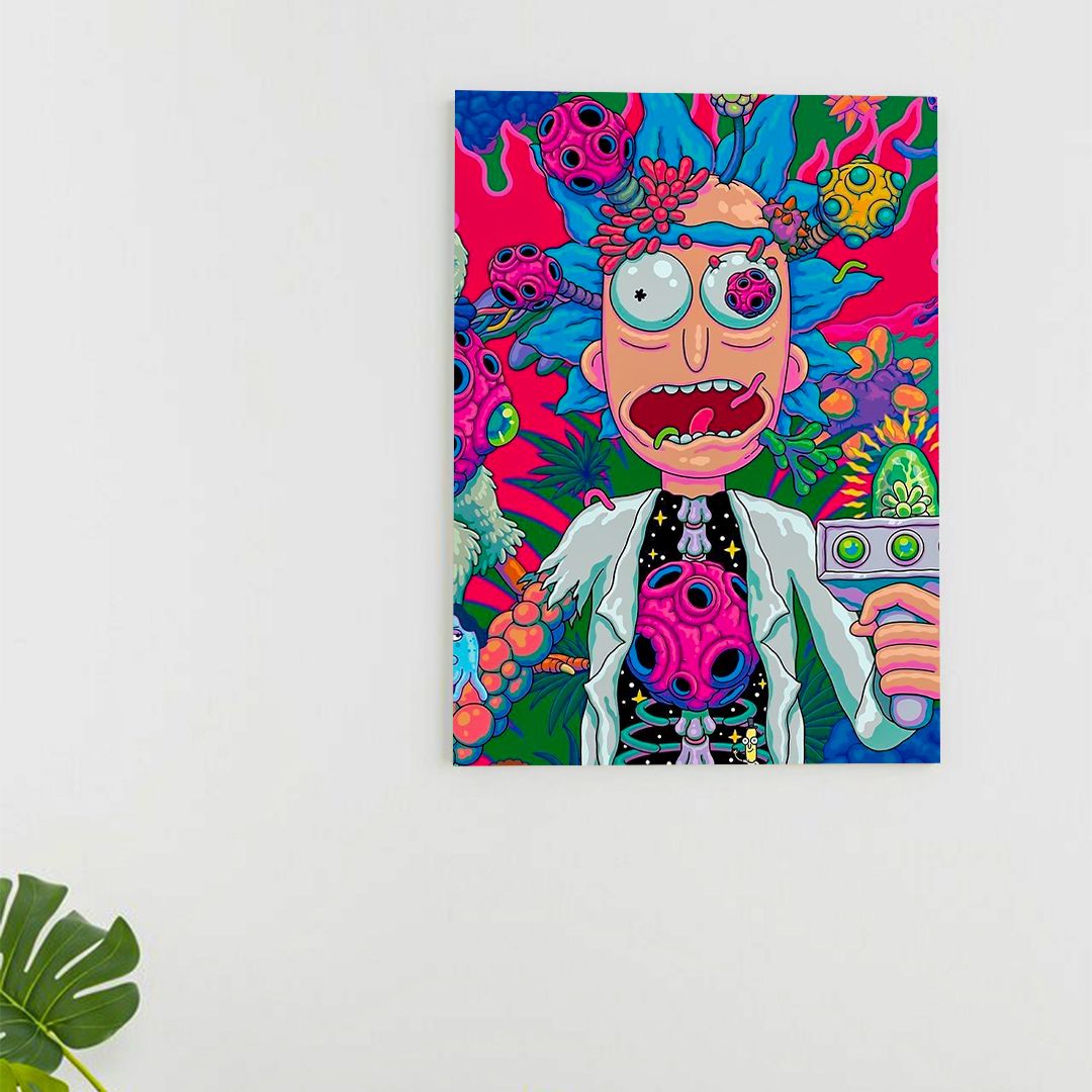 Rick and Morty: Psychedelic Rick - Art Print