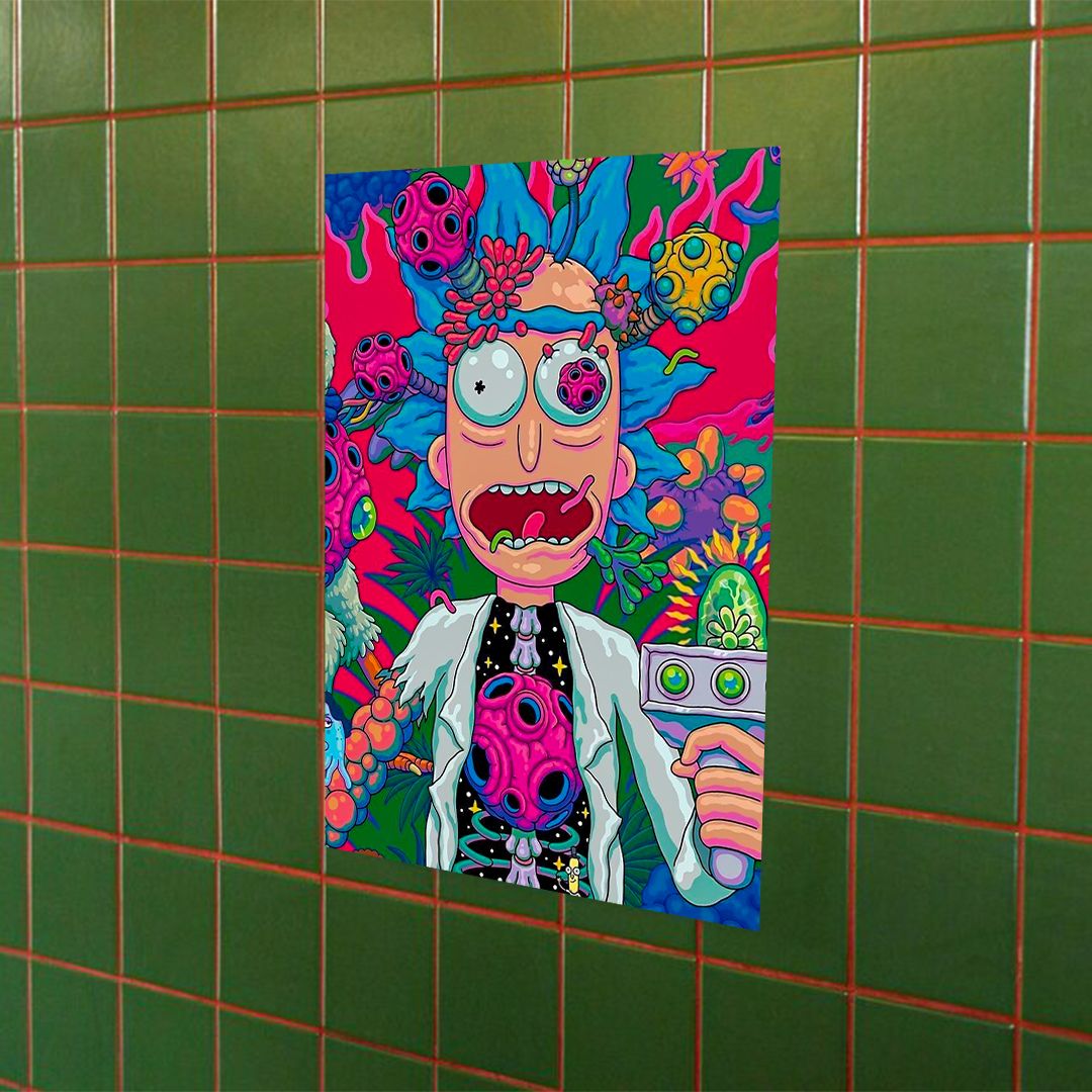 Rick and Morty: Psychedelic Rick - Art Print
