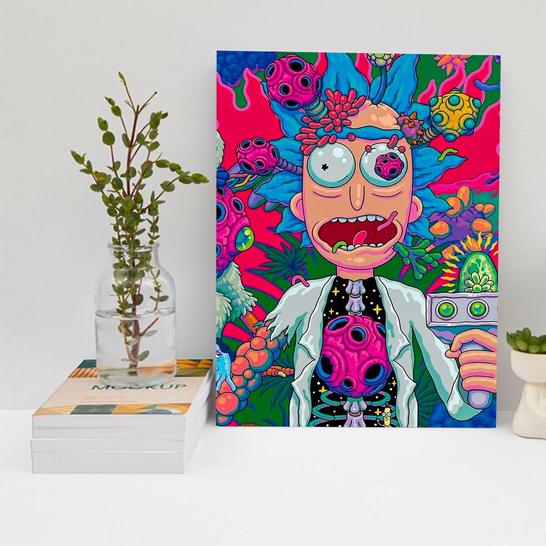 Rick and Morty: Psychedelic Rick - Art Print