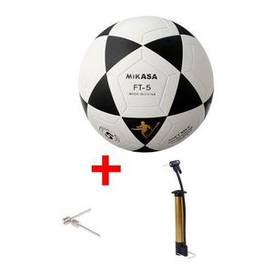 ✅️FIFA QUALITY ✅️Mikasa Size 5 Soccer Ball Black & White Plus A Hand Pump.Leather soft and hard moderate
Good wear resistance,resistant to kick
Long-term use can still maintain a good status
High-prec
