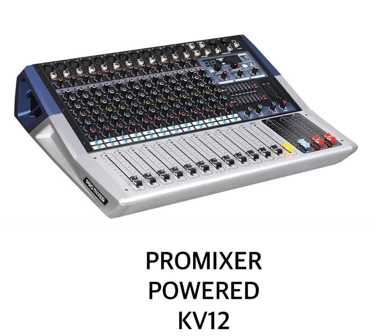 PROMIXER POWERED KV12 ✨
Powerful Sound. Clear Performance. Reliable Build.
The PROMIXER POWERED KV12 is designed to deliver strong, clear, and balanced sound for events, churches, DJs, studios, and ou