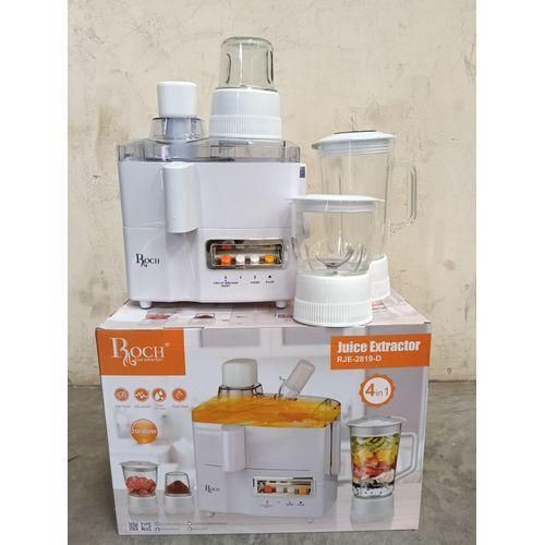 ROCH 4-in-1 Juice Extractor - 250-450W Multi-Function Juicer, Blender & without Grinder jar