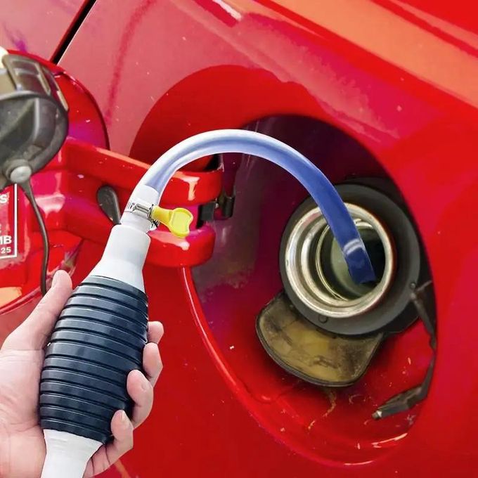 High Flow Siphon Hand Pump Portable Manual Car Fuel Transfer Pump for Gas Gasoline Petrol Diesel Oil Liquid Fuel Pump