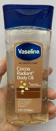 Vaseline Cocoa Radiant Body Oil WithPure Cocoa Butter-200ml
