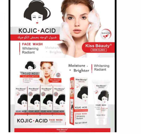 Guanjing Kojic Acid Face Cleanser Deep Cleansing Anti Acne Oil Control Kojic Acid Facial Wash 100g