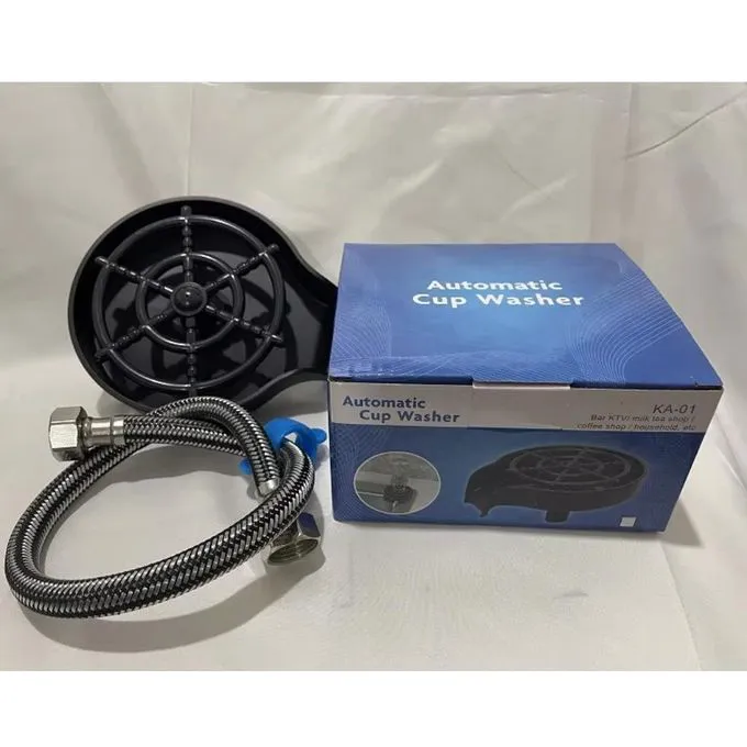 Automatic Cup Washer with Easy Installation for Kitchen Countertops, Efficiently Cleans Cups, Mugs, and Glassware, Compact Design, Energy-Saving, Durable and Hygienic Cleaning Solution