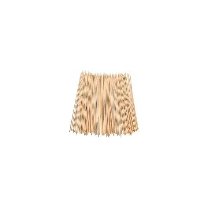 80pcs Disposable BBQ Skewers, Natural Bamboo Skewers Sticks, Suitable for BBQ, Appetizers, Fruits, Kebabs, Chocolate Fountain, Barbecue, Kitchen Accessories, Grill Accessories -