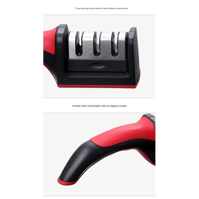Knife Sharpeners Kitchen Scissors Screw Drivers Sharpener 3 Three Stages Sharpening Stone Diamond Edged