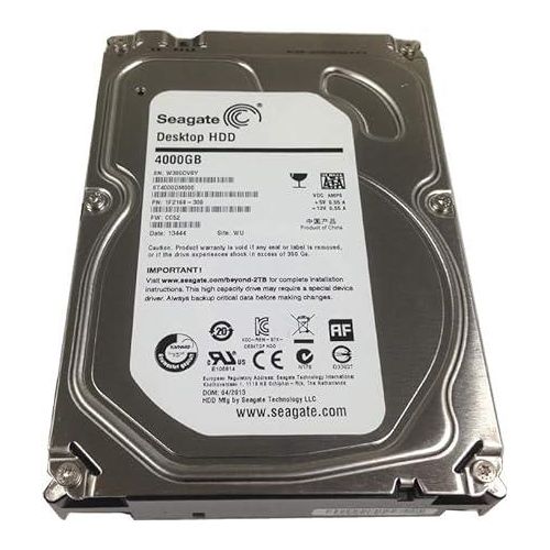 Seagate ST4000DM000 Desktop Hdd 4TB Sata 6GB/s Ncq 64MB Cache 3.5in Internal hard Drive