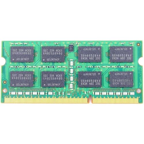 Samsung 4GB DDR3 DRAM 1600MHz PC3-12800 PC3-12800S CL11 SODIMM 204 Pin 1.5V 2Rx8 Non-ECC Unbuffered Laptop Notebook Computer SO-DIMM Memory DDR3 RAM Module Upgrade