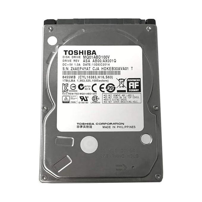 Toshiba Slim Laptop Internal Hard Disk- 500GB
