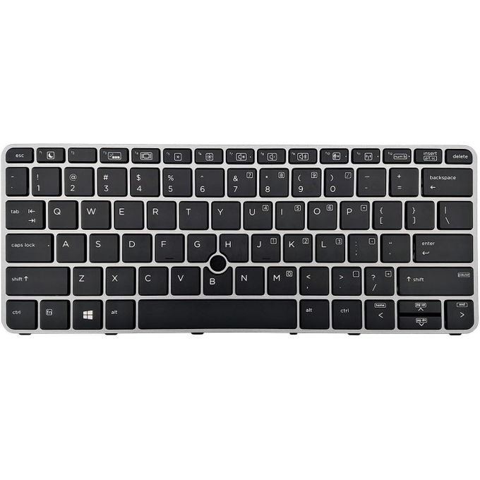 hp elitebook 820 g3 replacement NON Backlit Keyboard Compatible with 725 G3 725 G4 820 G4 Black