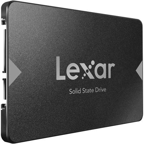 This Lexar NS100 256GB 2.5" SSD is brand new and comes with a warranty. It's compatible with a variety of devices and uses a SATA III interface.