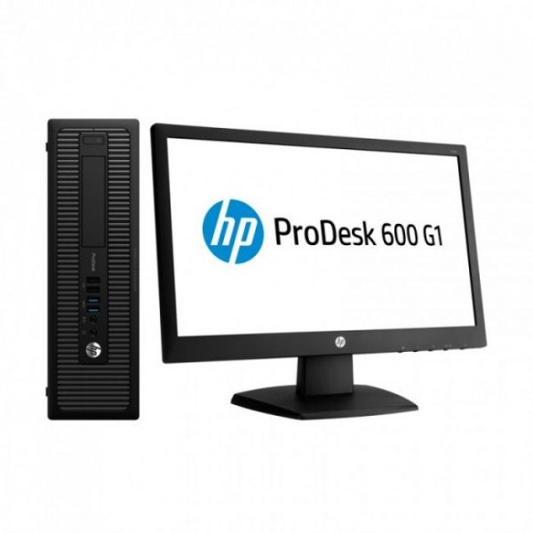 HP Prodesk 400 G1 Desktop Intel Core I5 4TH Gen - 3.4GHz - 8GB - 500GB - Windows 10 Pro - FULL DESKTOP 19 INCHES MONITOR + FREE WIRELESS WIFI DOGLE