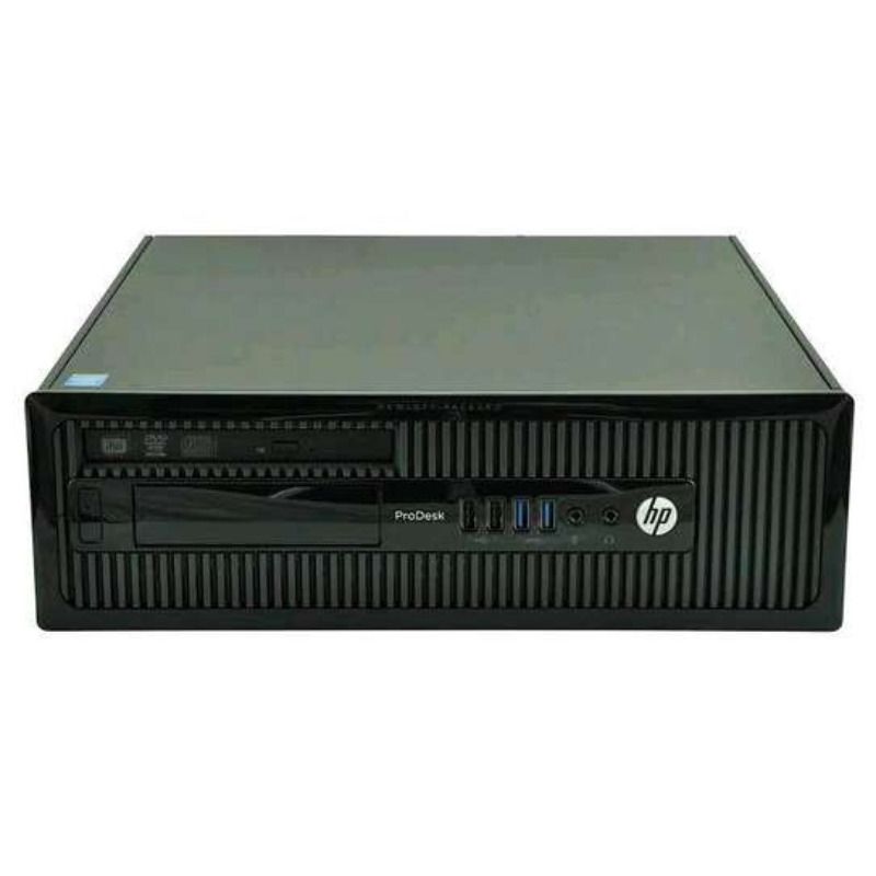 HP Prodesk 400 G1 Desktop Intel Core I5 4TH Gen - 3.4GHz - 8GB - 500GB - Windows 10 Pro - FULL DESKTOP 19 INCHES MONITOR + FREE WIRELESS WIFI DOGLE