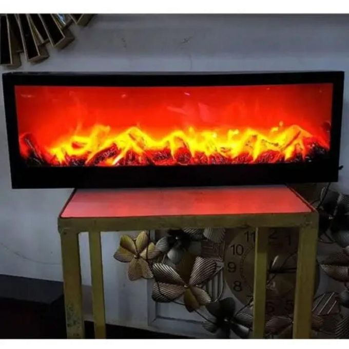 Big[100cmX20cm] and small[60cmx20cm] S26 fireplace lantern in black and white
