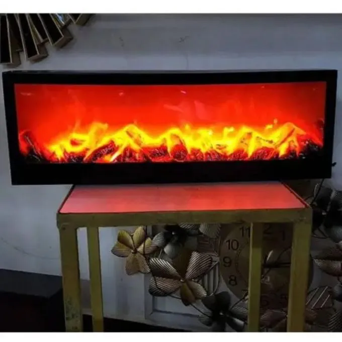 Big[100cmX20cm] and small[60cmx20cm] S26 fireplace lantern in black and white