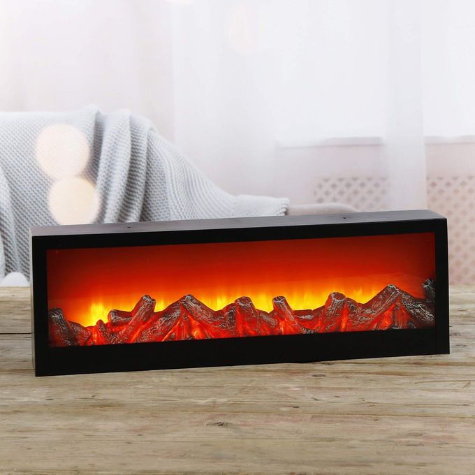 Big[100cmX20cm] and small[60cmx20cm] S26 fireplace lantern in black and white