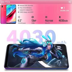 Refurbished VIVO Y93 Gold Red Blue Black 4G RAM +64GB 128GB Real memory Grade A Quality Arrived in three day Original Smart phone Brand new-like 5.5” Full HD Screen  mobile phones  Android  phones