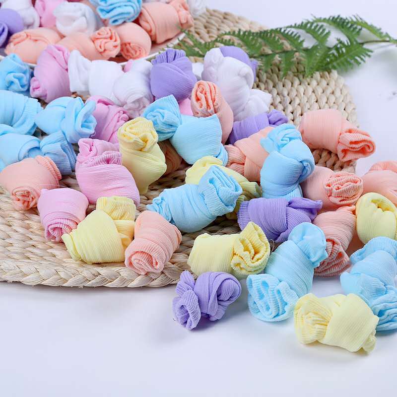 (10pairs)Summer baby socks seven colored socks children short stockings