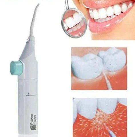 Power Floss Dental Hygiene Dental Water Flosser Jet Cleaning Tooth Mouth Denture Cleaner Whitening Irrigator White One size