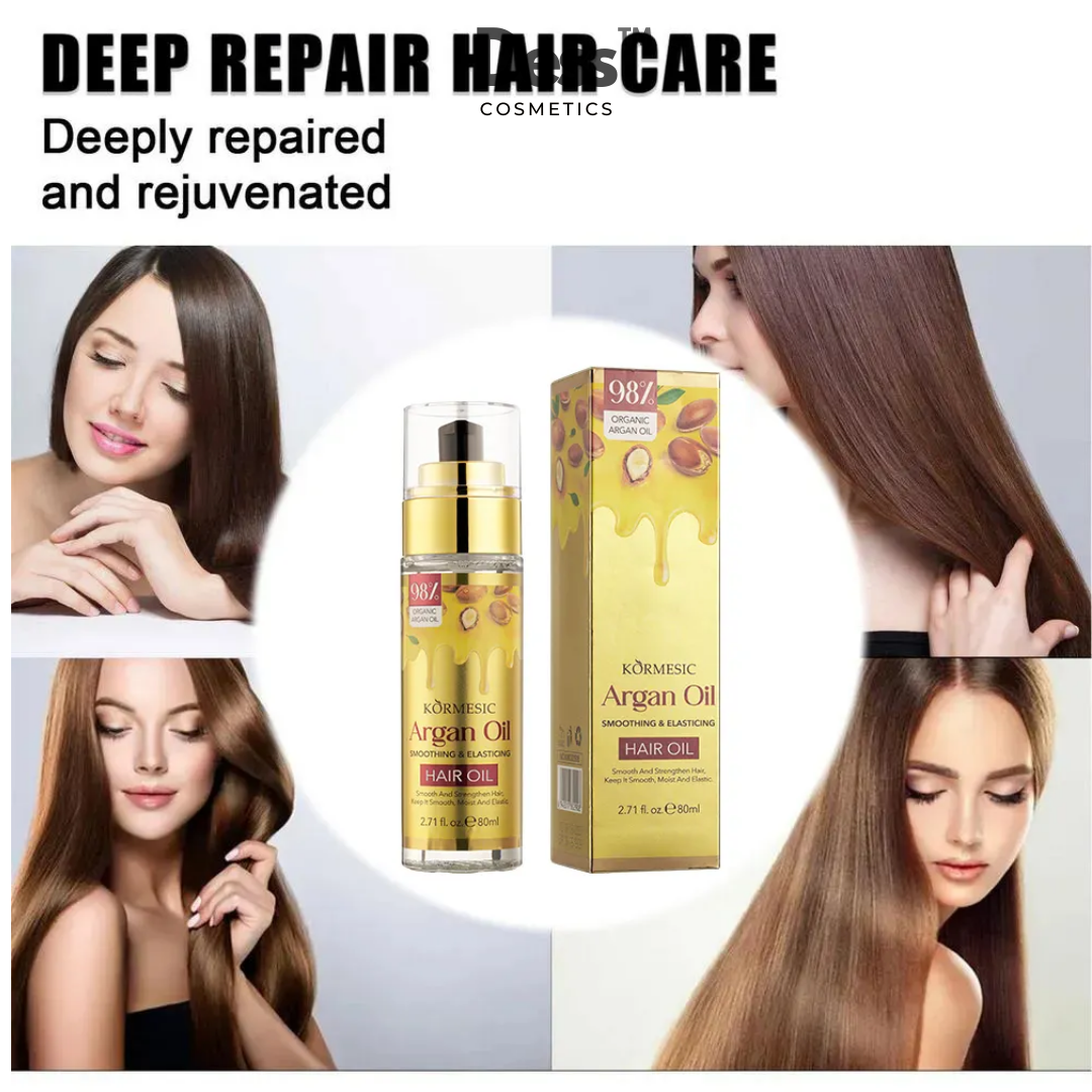 Argan oil hair repair damaged hair, soothe your scalp, and promote healthy growth.