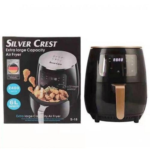 Silver Crest 8 Litres Non Stick Air-fryer Electric Hot Oven Oil-less Cooker Baking