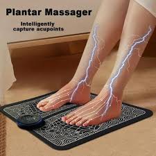 EMS Electric Rechargeable Foot Massager(ONE YEAR WARRANTY).Provides muscle pain relief, increased circulation, and reduced swelling
Full-body massage with 4 TENS pads for versatile use
Utilizes EMS (e