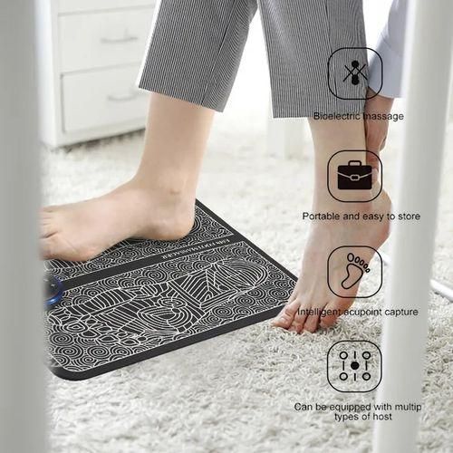 EMS Electric Rechargeable Foot Massager(ONE YEAR WARRANTY).Provides muscle pain relief, increased circulation, and reduced swelling
Full-body massage with 4 TENS pads for versatile use
Utilizes EMS (e
