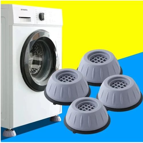 4Pc Washing Machine Antivibration Anti Vibration Pads Shock And Noise Cancellation Pads.The Anti-Vibration Shock/Noise Canceling Pads strength for shock absorption and their micro-grip traction patter