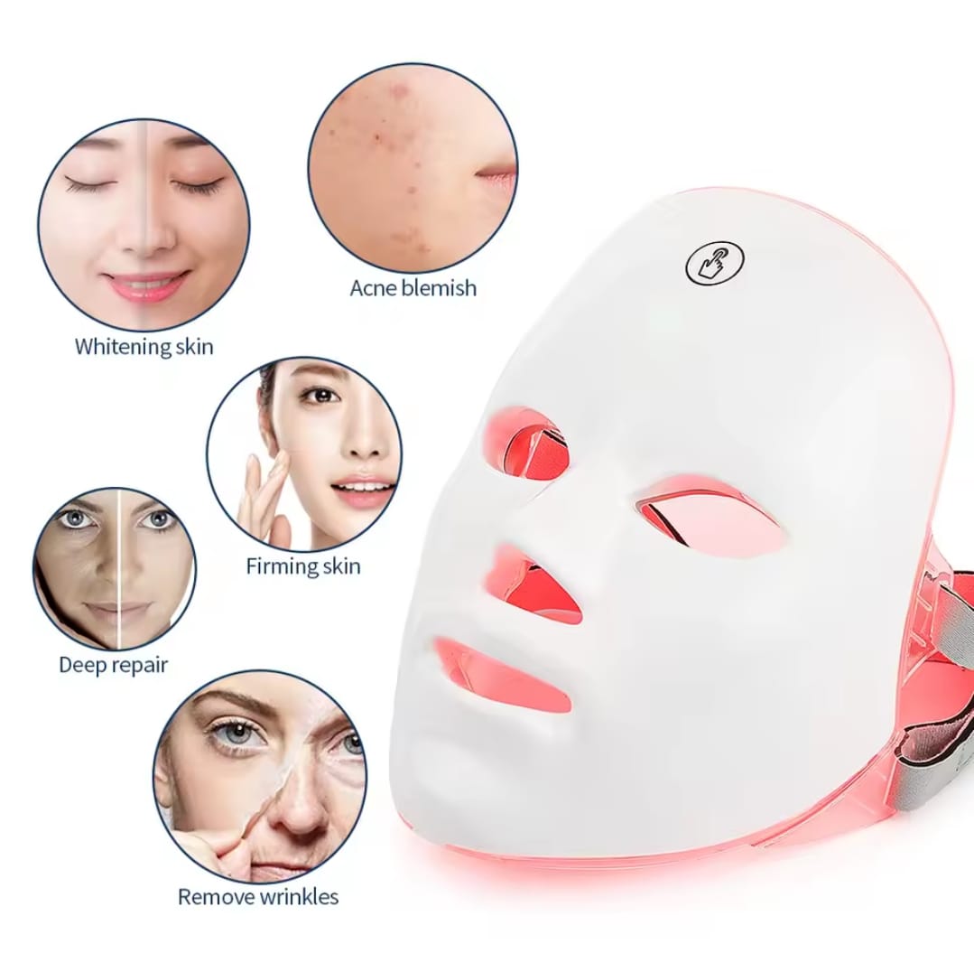 🌸 Special Offer! 7-Color LED Beauty Mask — Tightens, Brightens & Clears Skin | Limited Stock‼️