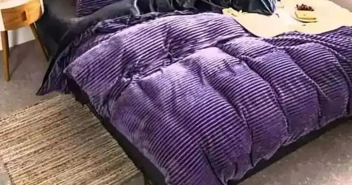 🌙 Just In! Plush Velvet Duvet — Ultra Soft & Perfect for 6x6 Beds!
