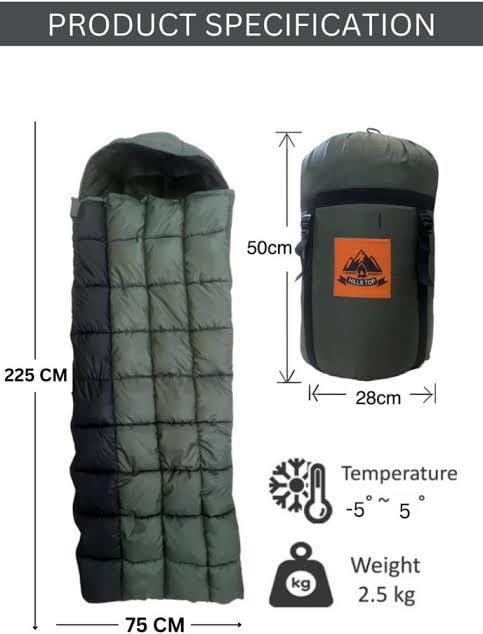 High Quality Generic Camping Sleeping Bag For Adults And Kids,Durable Polyester Cover and Warm Flannel Liner, Includes a Compressed Stuff Bag