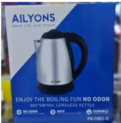AILYONS 1.8 L Electric Kettle Water Heater & Boiler Jug- coil less