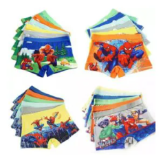 6 PCS Cartoon Themed Kids Boxers - Soft Cotton Boys Underwear Briefs with Fun Prints (Cars, Dinosaurs, Superheroes) - Comfortable Elastic Waistband for Daily Wear 4.8 6 PCS Cartoon Themed Kids Boxers