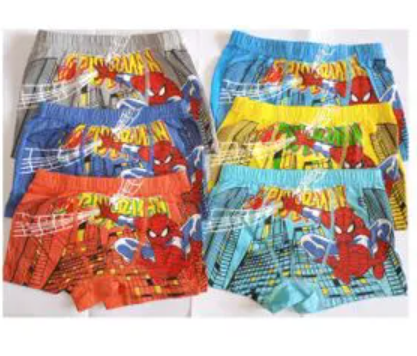 6 PCS Cartoon Themed Kids Boxers - Soft Cotton Boys Underwear Briefs with Fun Prints (Cars, Dinosaurs, Superheroes) - Comfortable Elastic Waistband for Daily Wear 4.8 6 PCS Cartoon Themed Kids Boxers