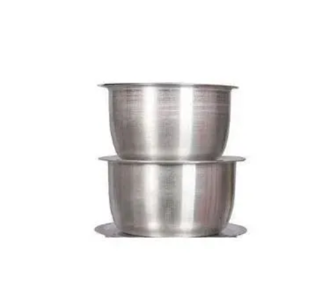 2-Piece Set of Stainless Steel Aluminum Sufurias Without Lids
2-Piece Set of Stainless Steel Aluminum Sufurias Without Lids