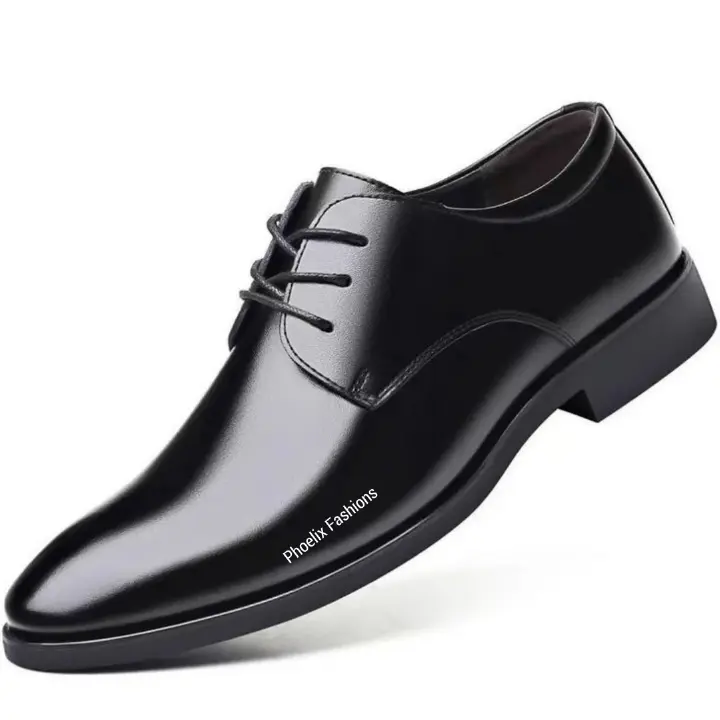 Italian Design Exquisite Pure Leather Oxford Official/Casual Men's Shoes for Men – Elegant, Comfortable, Durable Footwear Ideal for Business, Weddings, and Daily Wear + Free Gift