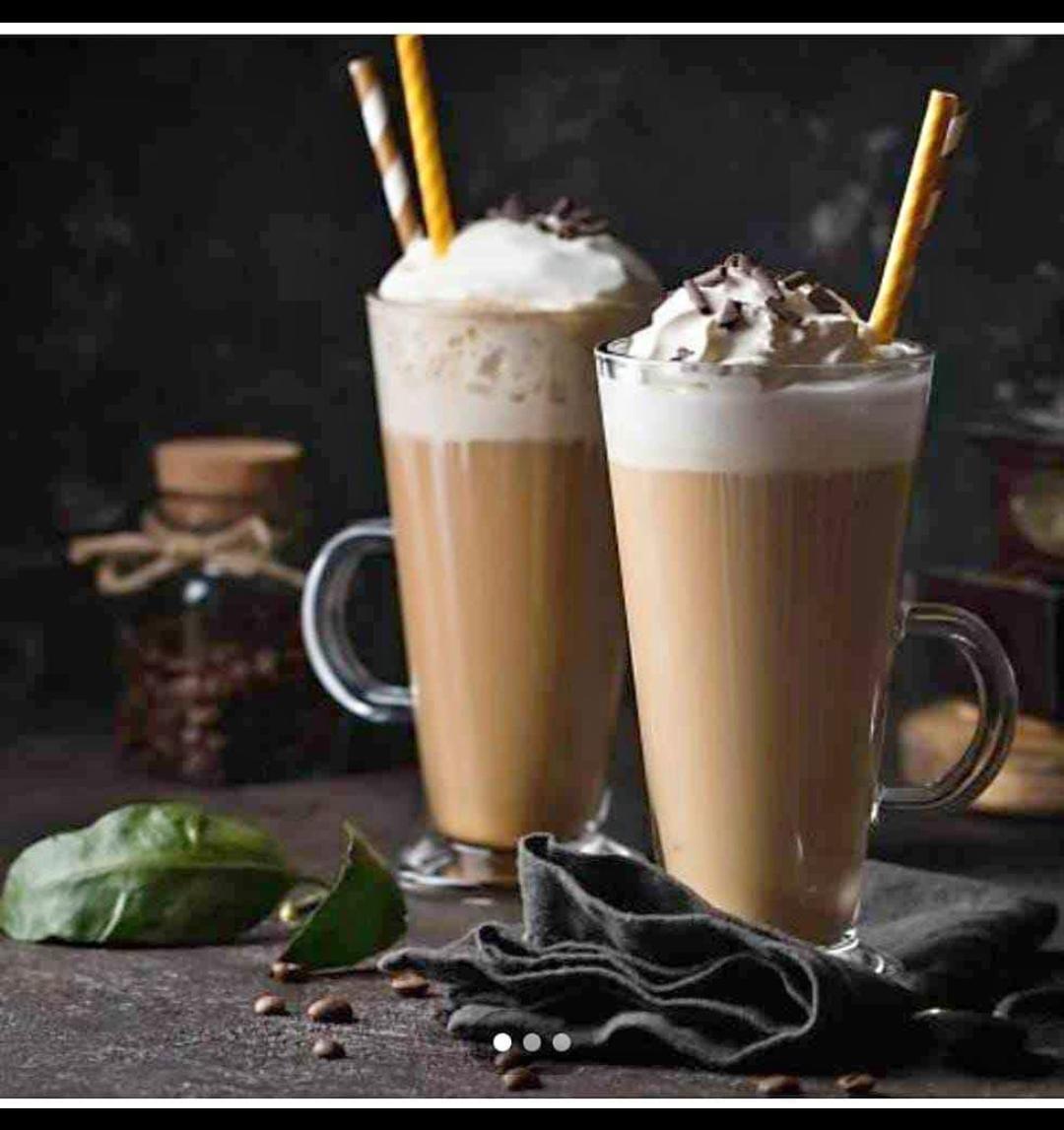 Thickened glass transparent... Latte  glass cup.Latte Cappuccino Cups Set of 2, Clear Glass Coffee Cups with Handle, 350 ml Insulated Coffee Cup Borosilicate Heat