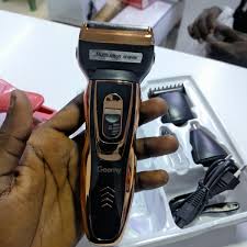 Geemy Rechargeable 3 In 1 Hair Smoother Shaver Machine for Men & Women – Multi-functional Beard, Hair & Body Grooming Kit
