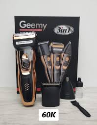 Geemy Rechargeable 3 In 1 Hair Smoother Shaver Machine for Men & Women – Multi-functional Beard, Hair & Body Grooming Kit