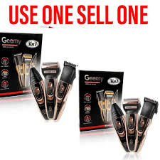 Geemy Rechargeable 3 In 1 Hair Smoother Shaver Machine for Men & Women – Multi-functional Beard, Hair & Body Grooming Kit