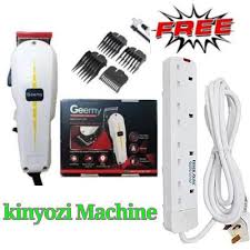 Geemy 2-in-1 Professional Electric Hair Shaving Clipper With Bonus Face Smoother & 4-Way Power Extension – Ideal For Salon & Home Use